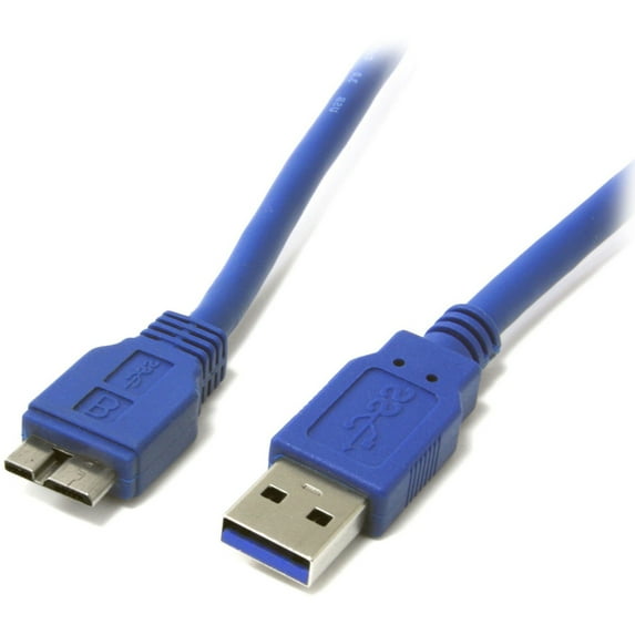 StarTech.com USB3SAUB1 Blue SuperSpeed USB 3.0 Cable A to Micro B