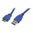 thumbnail image 1 of StarTech 3 ft SuperSpeed USB 3.0 Cable A to Micro B Blue, 1 of 3