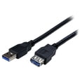 thumbnail image 1 of StarTech 2m / 6.56' SuperSpeed USB 3.0 Extension Cable with 9 Pin USB 3.0 A Male to Female Connector, 24/28 AWG, 1 of 8