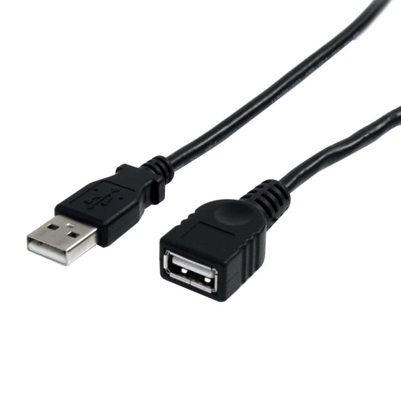 StarTech.com USBEXTAA3BK 3 ft. Black USB 2.0 Extension Cable