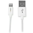 thumbnail image 1 of StarTech.com USBLT1MW 1m (3ft) White Apple® 8-pin Lightning Connector to USB Cable for iPhone / iPod / iPad - Charge and Sync Cable - 1 meter, 1 of 10