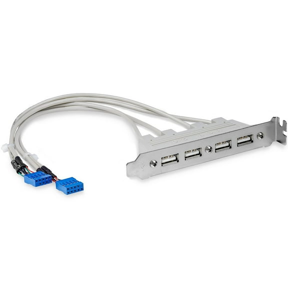 Startech Usbplate4 Data Transfer Cable Adapter Type A Female Usb - Proprietary - 11.25"