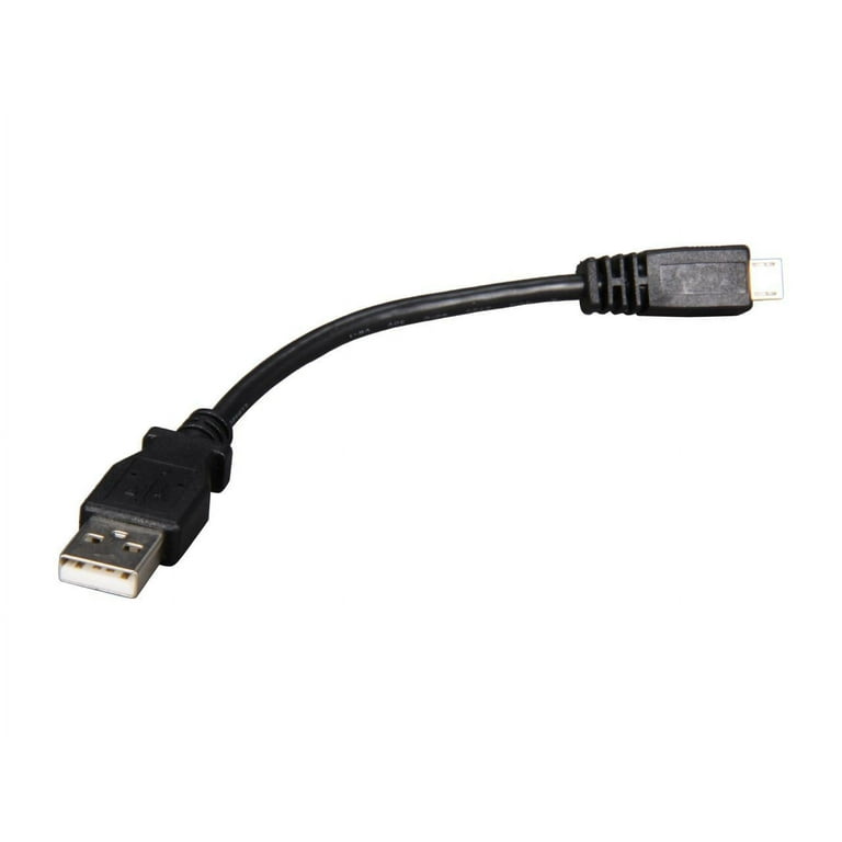 StarTech.com 6in Micro USB Cable - A to Micro B - USB to Micro B - USB 2.0  A Male to USB 2.0 Micro-B Male - 6-inches - Black (UUSBHAUB6IN)