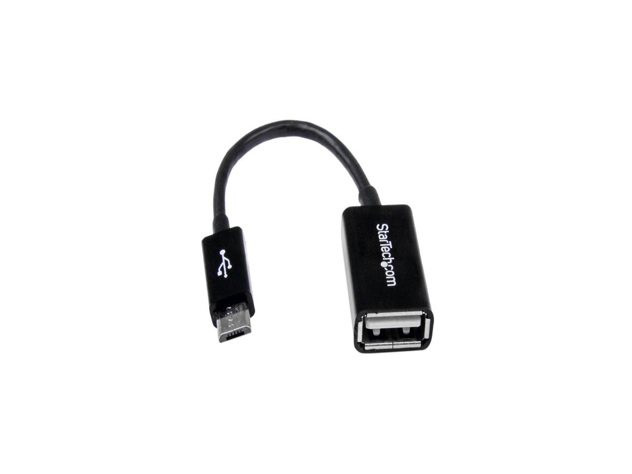 UUSBOTG 5in Micro USB to USB OTG Host Adapter Micro USB