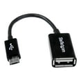 thumbnail image 1 of StarTech 5" Micro USB to USB OTG Host Adapter Black UUSBOTG, 1 of 4