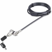 Universal Laptop Lock 6.6ft, Security Cable For Notebook Compatible w/Noble Wedge/Nano/K-Slot; Keyed Locking Cable