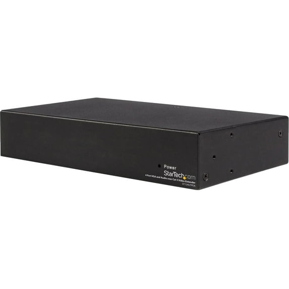 StarTech.com VGA Video and Audio over Cat5 UTP Video Extender, 4 Ports, Video/audio extender, 4 ports, external, up to 300 m