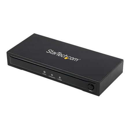 StarTech.com VID2HDCON2 S-Video or Composite to HDMI Converter with Audio - 720p - NTSC & PAL - Analog to HDMI Upscaler - Mac & Windows (VID2HDCON2)