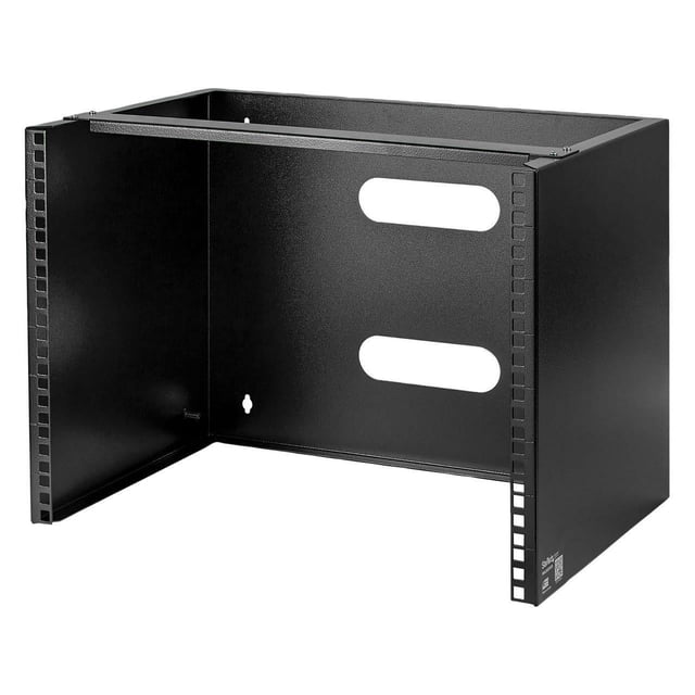 StarTech.com WALLMOUNT8 8U Wall-Mount Bracket for Shallow Rack-Mount ...