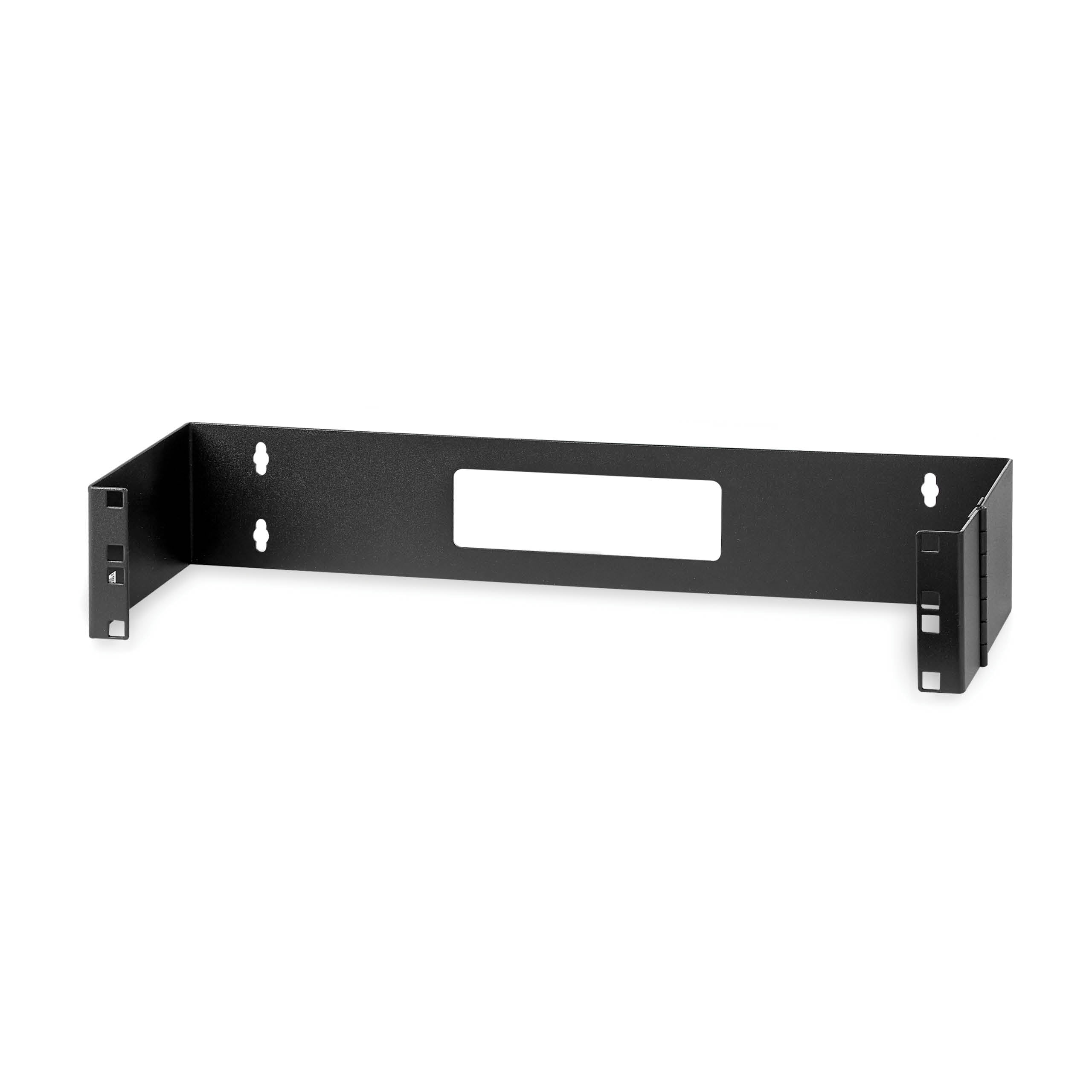 StarTech.com WALLMOUNTH2 2U 19" Hinged Wall Mount Bracket for Patch ...