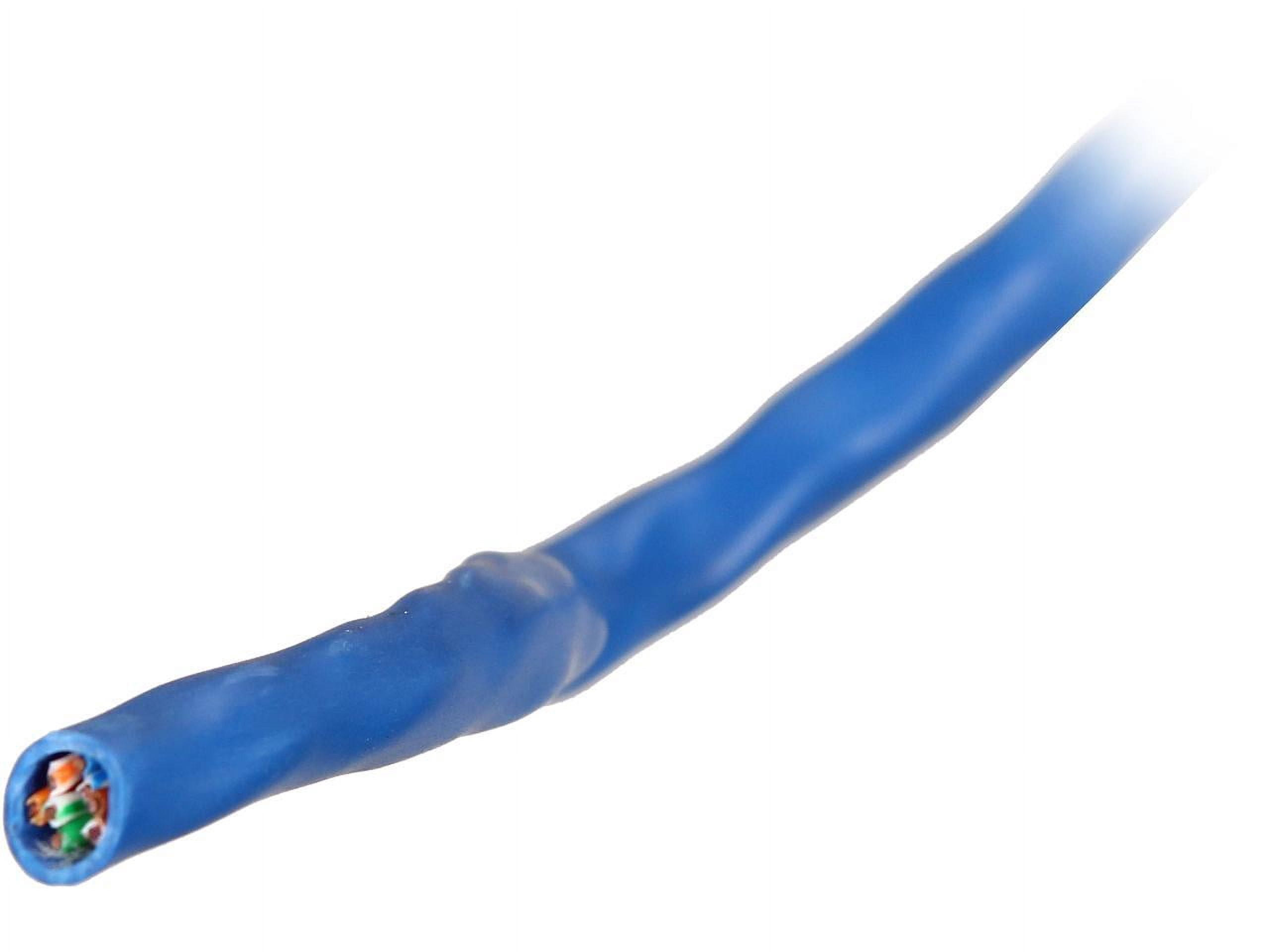 StarTech 1000 ft Bulk Roll of Blue CMR Cat5e Solid UTP Cable - 1000ft ...