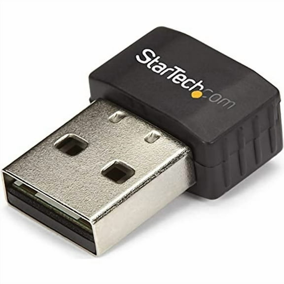 StarTech.com Wireless USB WiFi Adapter - Dual Band AC600 Wireless Dongle - 2.4GHz / 5GHz - 802.11ac Wi-Fi Laptop Adapter (USB433ACD1X1)