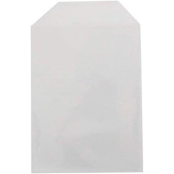 StarTechDeals 200 Clear CPP Plastic DVD Sleeves with Flap for 14mm DVD Box Artwork & Disc 80 Micron