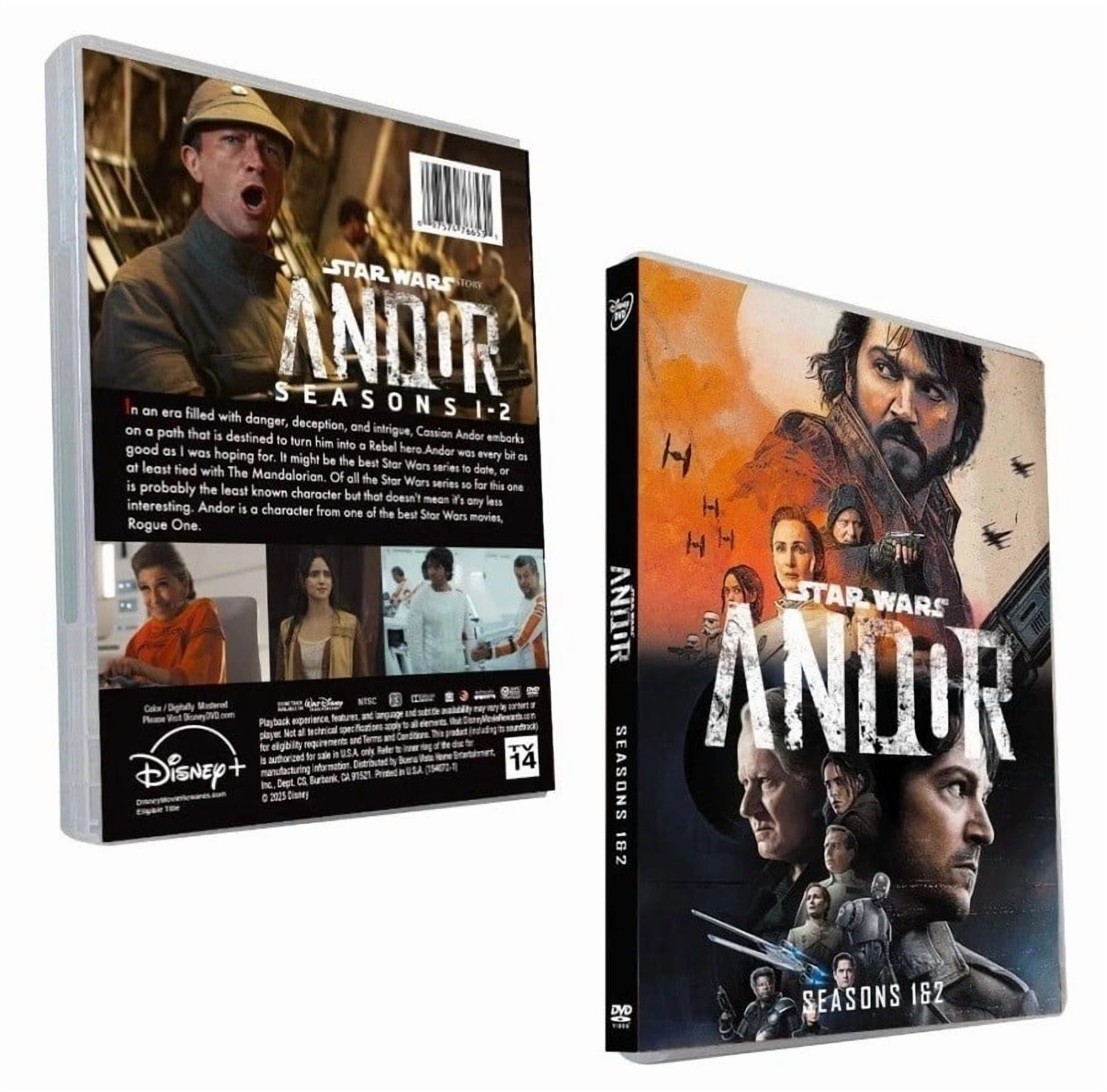 StarWars: Andor The Complete Series, Seasons 1-2 (DVD, 6-Disc, Box-Set ...