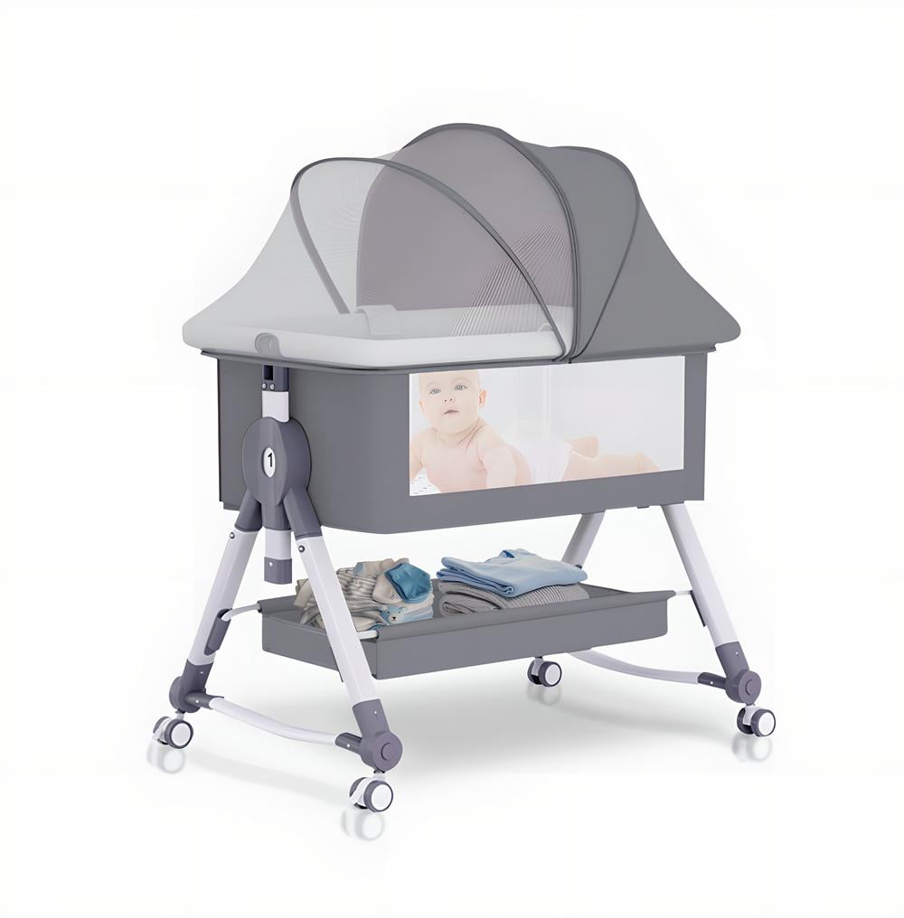 ネット ９ｍ×４ｍ Babyjoy Bedside Crib Sleeper with Adjustable Height and Tilt