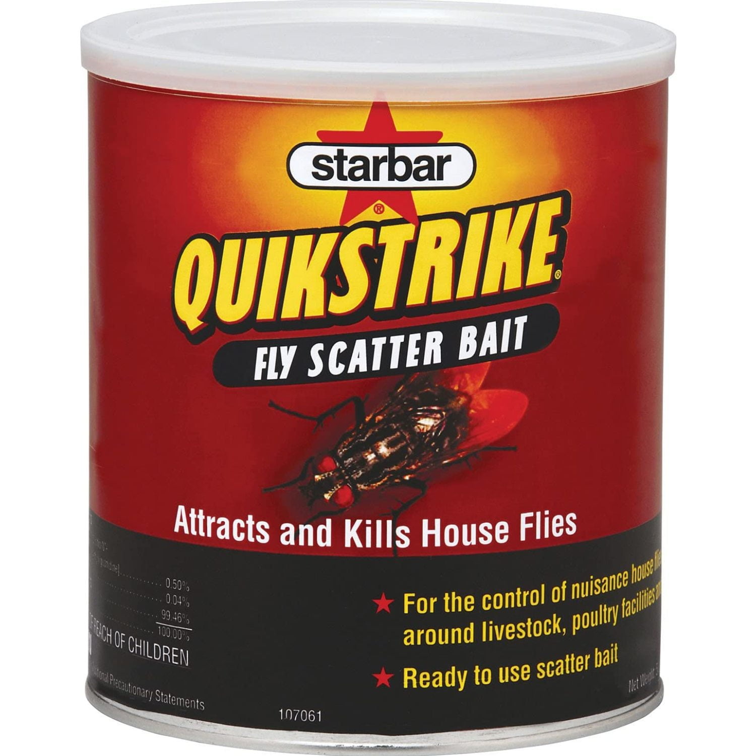 Starbar 100508298/3006192 3006192 Quikstrike Fly Scatter Bait, 5 lb
