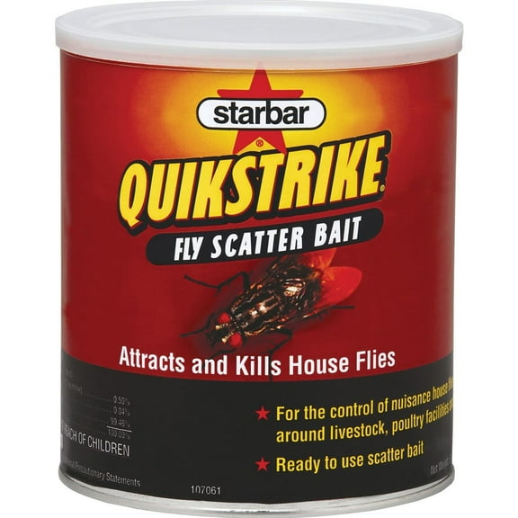 Starbar 100508298/3006192 3006192 Quikstrike Fly Scatter Bait, 5 lb