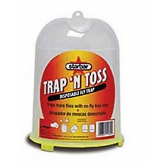 Starbar 100520149 Indoor and Outdoor Trap N Toss Disposable Fly Trap