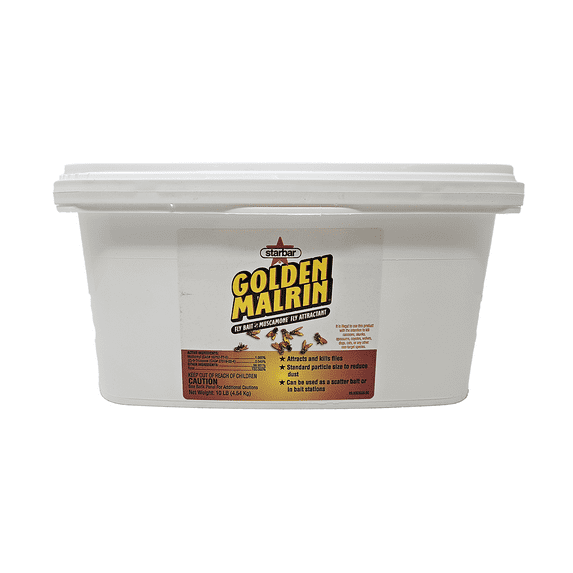 Starbar Golden Malrin Fly Bait - 10 lb Pail by Zoecon