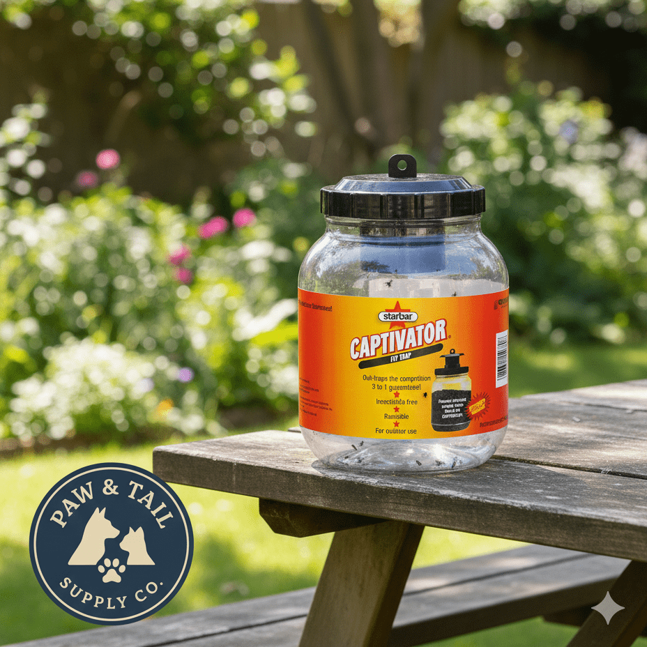 Starbar Captivator Fly Trap 64 oz. Outdoor Fly Gnat Traps with