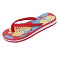 thumbnail image 1 of Starbay Kid's Girl's Canvas Hawaiian Flowers Print Casual Thong Flip Flop Flat Comfy Beach Sandals, 1 of 2