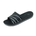 thumbnail image 1 of New Starbay Brand Men's Black Open Toe Sandals Size 12, 1 of 2