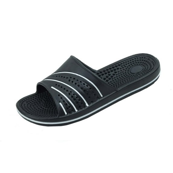 New Starbay Brand Men's Black Open Toe Sandals Size 12