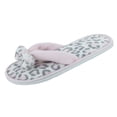 thumbnail image 1 of Starbay Women's Leopard Print Warm Fuzzy Indoor House Thong Slippers (#1171), 1 of 1