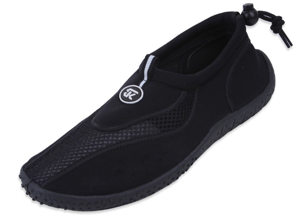 Starbay Women's Slip-On Water Shoes With Toggle Strap, Contour Stripe (#2907)