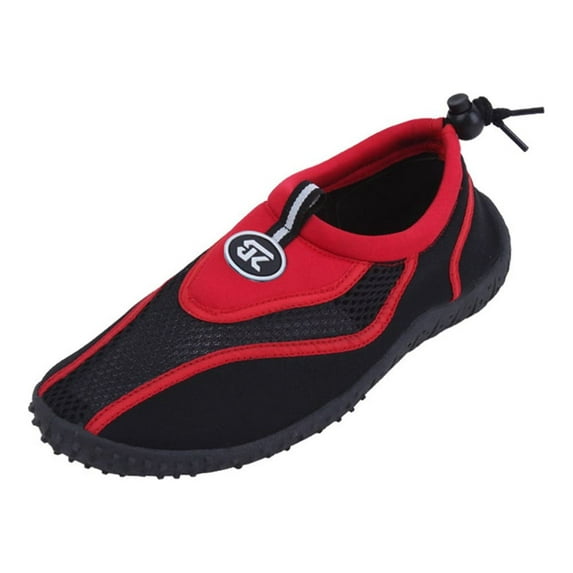 Starbay Women's Slip-On Water Shoes With Toggle Strap, Contour Stripe (#2907)