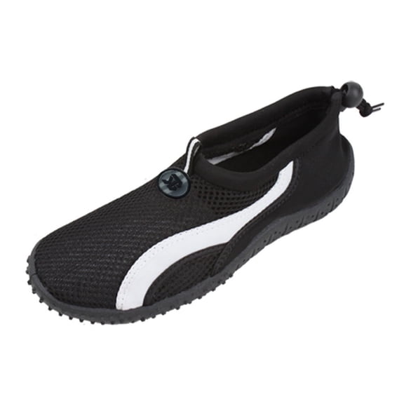 Starbay Women's Slip-On Water Shoes With Toggle Strap, Wave Stripe (#2906)
