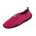 thumbnail image 1 of Starbay Sporty & Comfortable, Waterproof Women's Slip-On Water Shoes with Back Pull Tab Wetsuit Booties, Red, 1 of 1