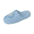 thumbnail image 1 of Starbay Women's Warm Comfy Home Indoor Slippers with Contrast Flower Design, Hotel Style (#1127), 1 of 1