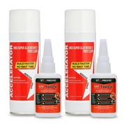 STARBOND Thick CA Glue 2 oz. with Accelerator 6 fl oz. - Super Craft Glue for Wood, Plastic, Metal, Leather, Ceramic - Cyanoacrylate Glue for Woodworking, Woodturning, Guitar, Hobby 2