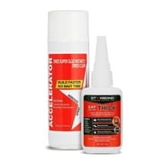 Starbond Clear Thick CA Glue 2 oz. with Accelerator 6 fl oz.
