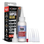 Starbond 2 oz. Super Fast Thin CA Glue Premium Cyanoacrylate Super Glue for Woodworking, Woodturning, Hobby Models, CA Finish, Inlays