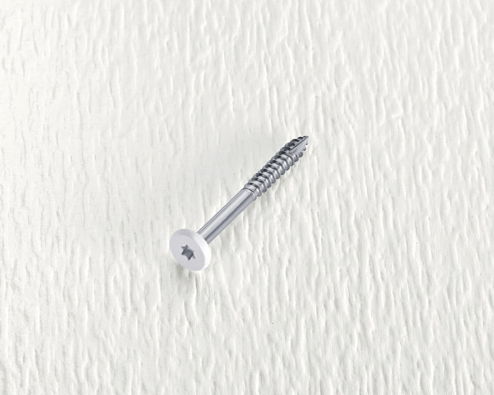 Headcote White Fascia Screws No. 9 X 1-7/8 in. L Stainless Steel Torx 100 Pack