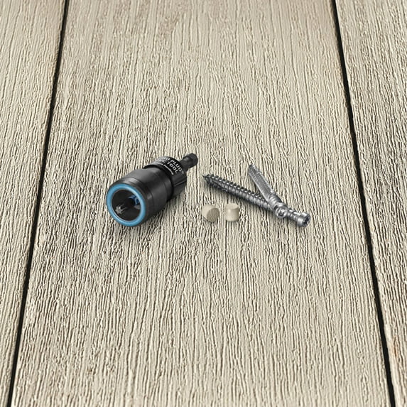 Starborn 5001386 Wolf No. 10 x 2.75 in. Star Trim Head Epoxy Coated Carbon Steel Deck Screws & Plugs Kit