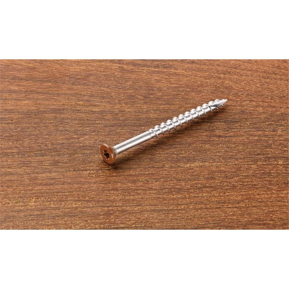 Starborn 5001446 No.10 x 2.5 in. Star Flat Head Stainless Steel Deck Screws, Pack of 350