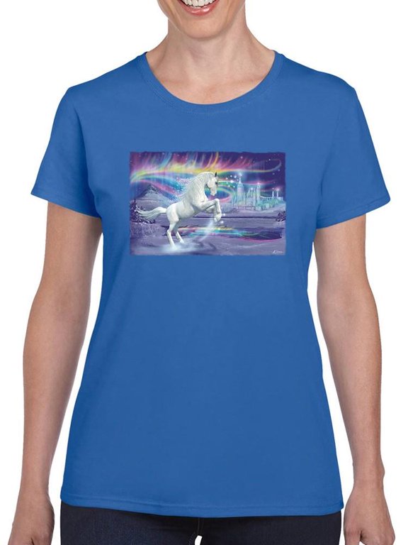 Starborn Unicorn T-Shirt Women -Anthony Chirstou Designs, Female Medium