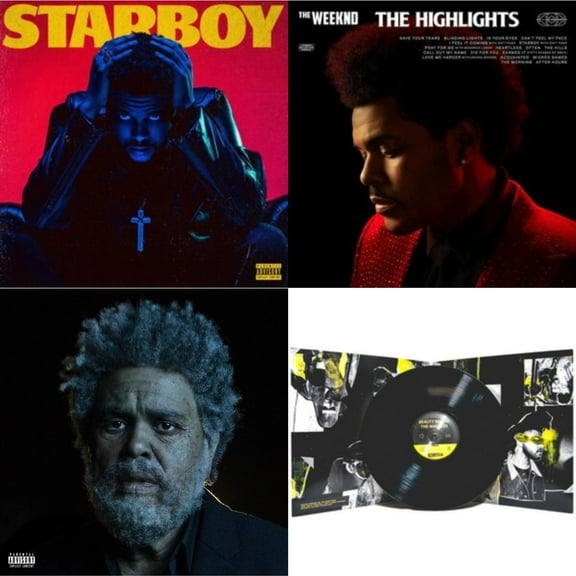 Starboy (2LP/Translucent Red Vinyl/Gatefold) & Highlights (2LP) & Dawn Fm (X) (2LP) & Beauty Behind The Madness (X)