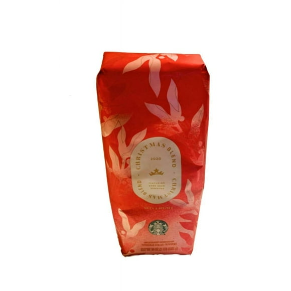 Starbuck's | Christmas Blend - Whole Bean Coffee, Rare Aged Sumatra, Spicy & Refined, Holiday Special Retro 2020 Flavor | Whole Bean, 16oz (1 LB) (453g)