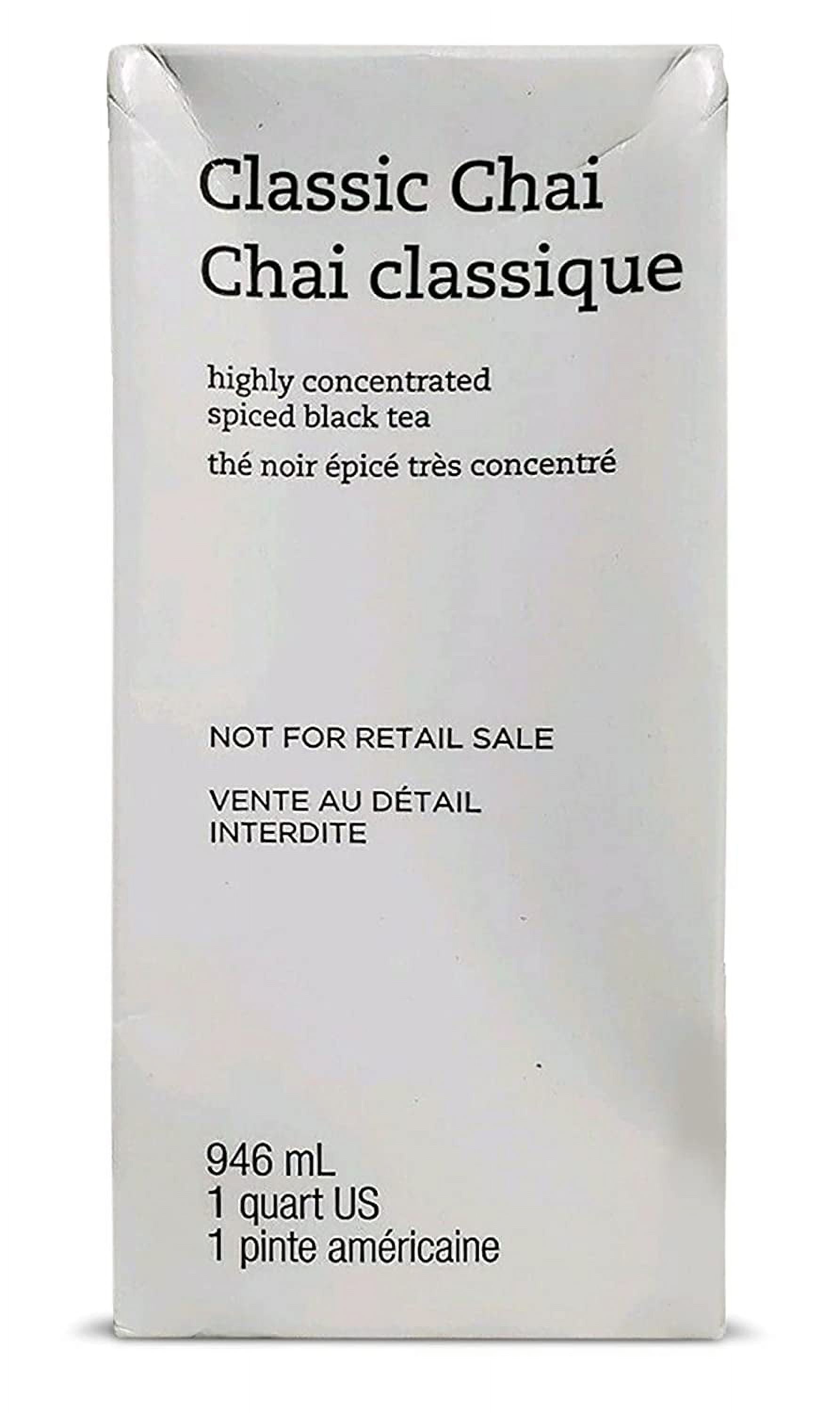 Starbuck's Tea Vana Chai Tea Latte Concentrate Spiced Black Tea