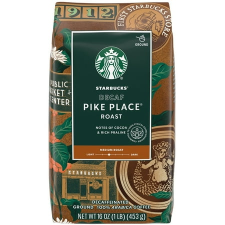 Starbucks Pike Place Decaf Ground Coffee Medium Roast 16 oz - 1 EA. (SBK96781) 11029358