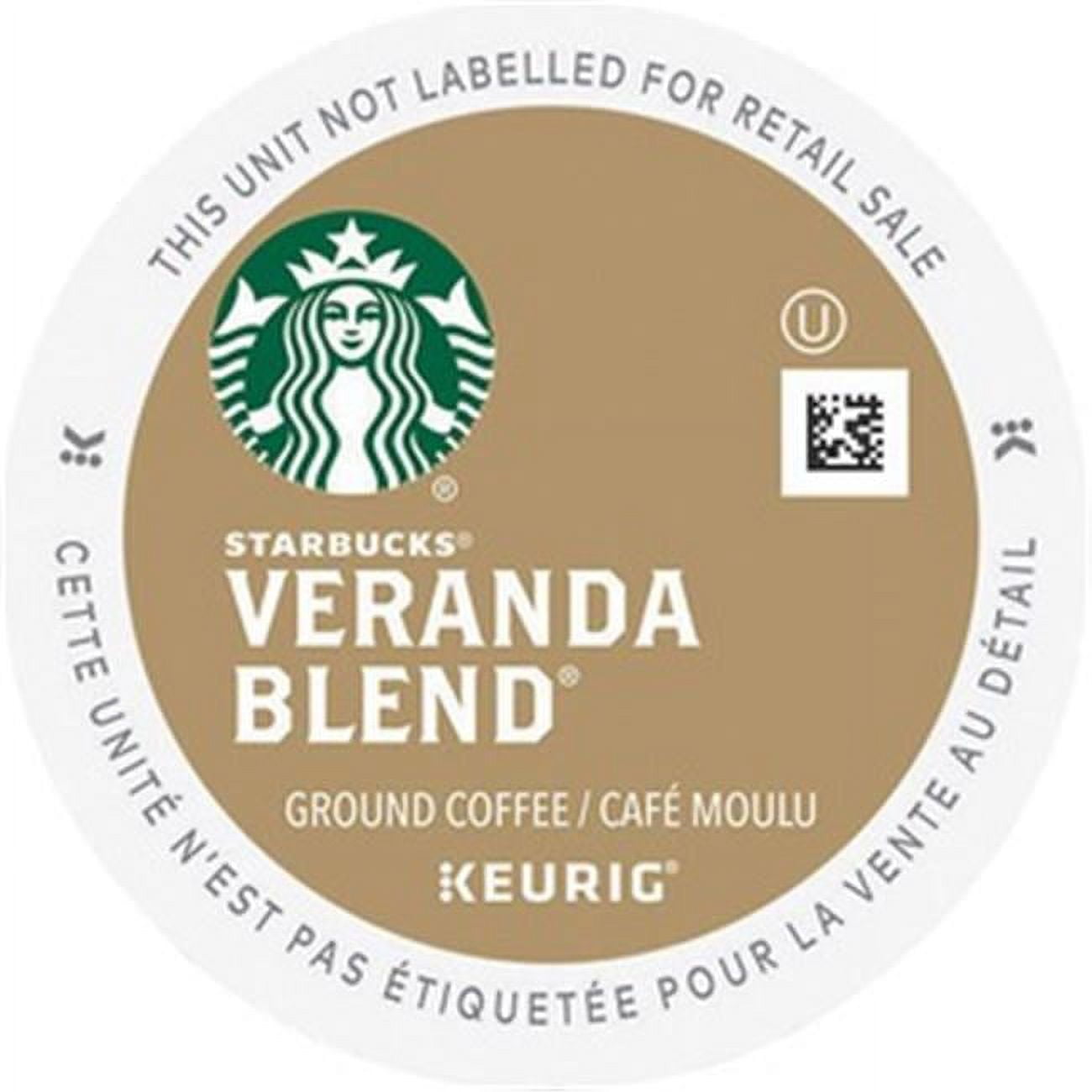 Starbucks 12434950 Coffee K-Cups Pack - Veranda Blend (24/Box)