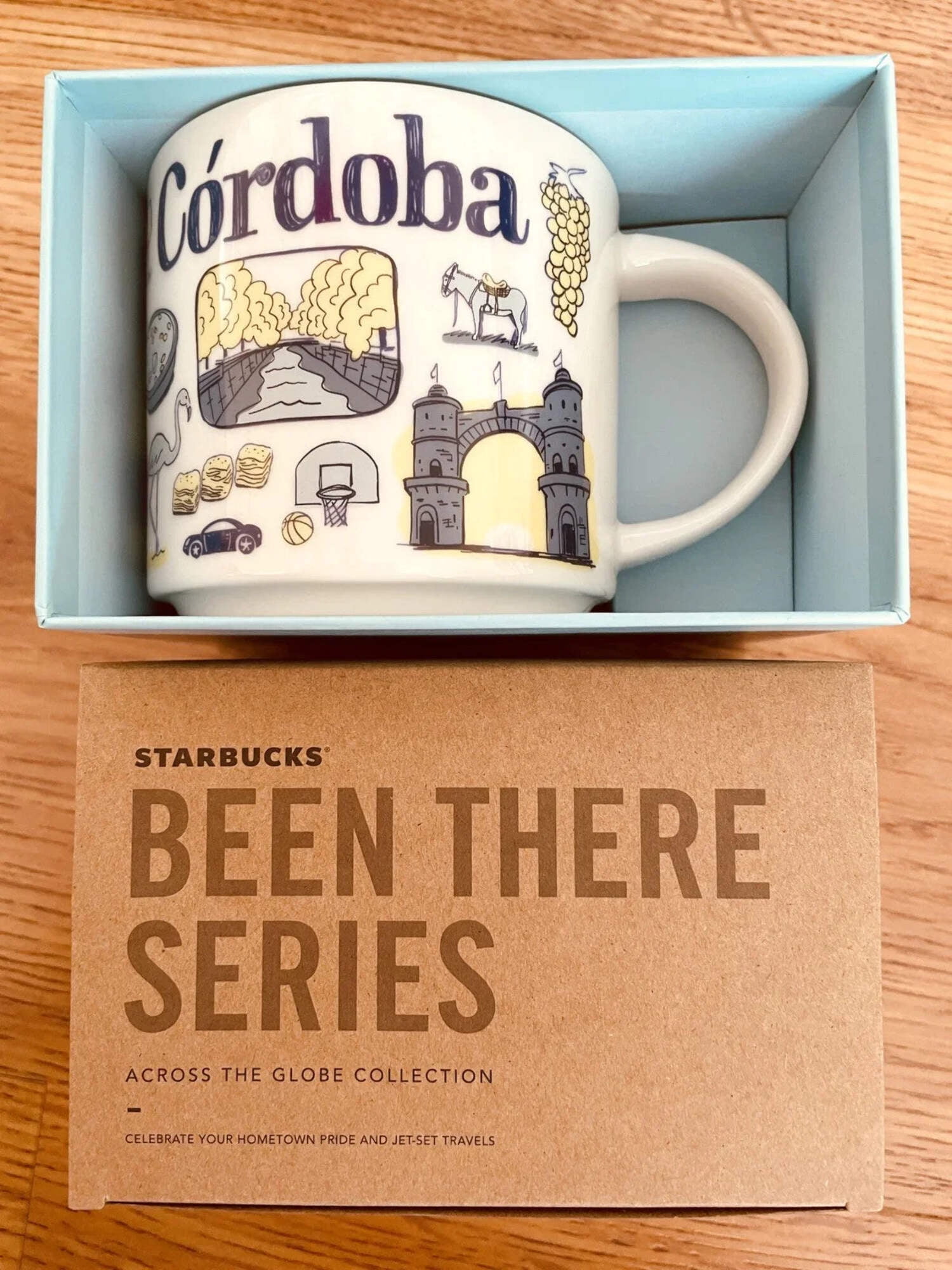 Starbucks 2018 Been There Series Cordoba Argentina 14 ounce collector coffee mug NEW