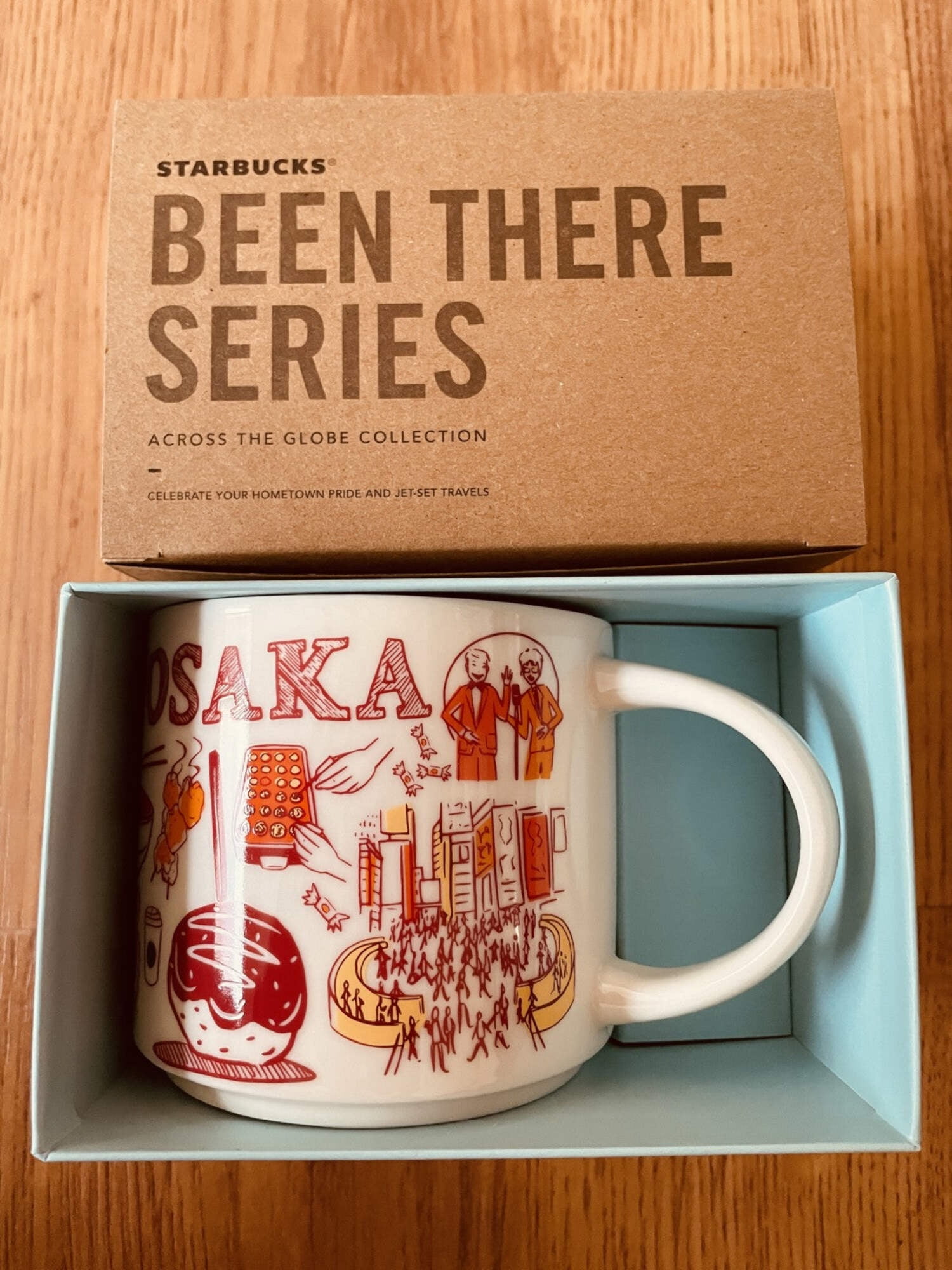 【新品未使用】STARBUCKS BEEN THERE SERIES 日本セット Starbucks coffee Cup Mug Osaka & Japan 2 set 14oz Been There