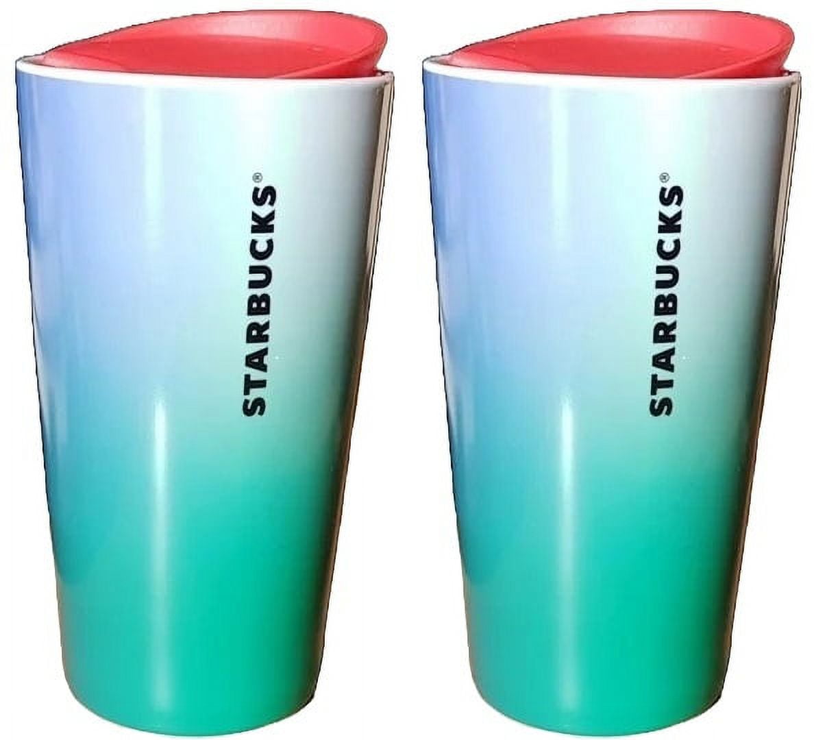 Starbucks Venti Matte Dark Forest Green Gridded Straw Cup, Nwt/new 