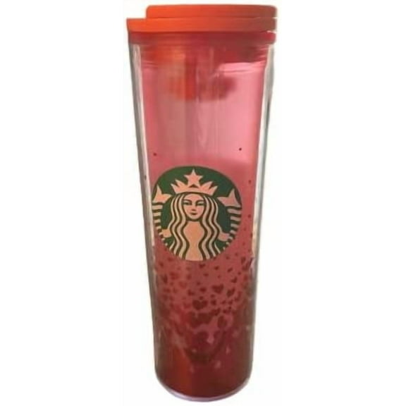 Starbucks 2022 Valentines Day Plastic Hearts Tumbler 16oz Grande