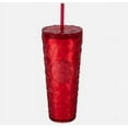 thumbnail image 1 of Starbucks Christmas Holidays Red Diamond Prism Crystal Venti 24oz Tumbler, 1 of 7